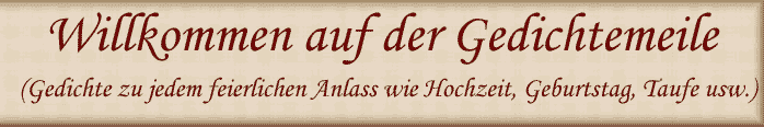 Willkommen auf der Gedichtemeile