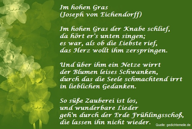 Fruhlingsgedichte Gedichte Zum Fruhling