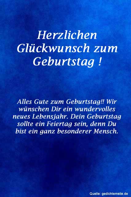 Gluckwunsch Zum Geburtstag Und Alles Gute