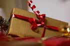 Geschenk eingepackt