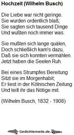 Mann hochzeitstag den gedichte für Sprüche zum